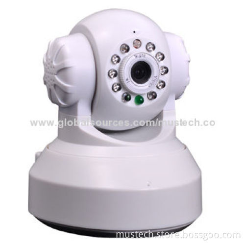 L801P Mustcam Indoor Wired/Wireless Pan/Tilt Network IP Camera, IR-Cut, H.264 (720P) Video Format